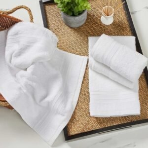 The Trident Classic Cotton Bath Towel from RoyaleStore is the perfect addition to your bathroom.