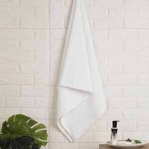 Spaces Genesis 100% Cotton Bath Towel-White